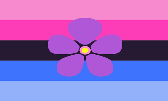 Omni Sapphic pride flag 3' X 5'
