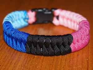 Omnisexual pride bracelet - fishtail