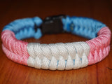 Trans pride bracelet - fishtail design