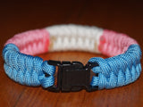 Trans pride bracelet - fishtail design