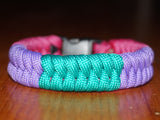 Trigender pride bracelet - fishtail design