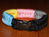 Polygender pride bracelet - fishtail design