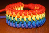 Rainbow pride bracelet - snakeknot
