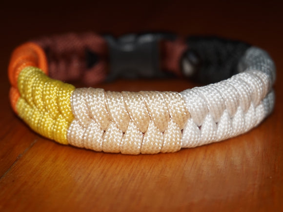 Gay Bear pride bracelet - fishtail design