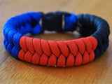 Polyamory pride bracelet - fishtail design