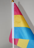 Pan pride handheld flag small