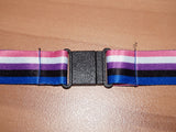 Genderfluid pride lanyard