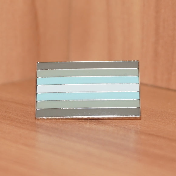 Demiman pride small enamel pin