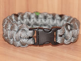 Subtle Agender pride bracelet - solomon, dark grey