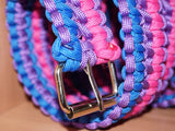 Bisexual pride handmade belt
