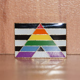 LGBTQIA+ Ally enamel pin