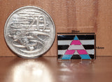 Transgender Ally enamel pin 20mmX15mm