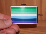 Vincian Gay man pride flag sticker