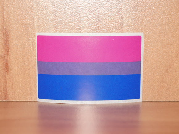 Bisexual pride flag sticker