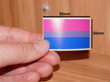 Bisexual pride flag sticker