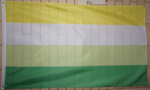Gender neutral pride flag 3' X 5'