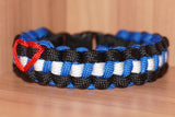 Leather pride bracelet - solomon