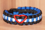 Leather pride bracelet - solomon