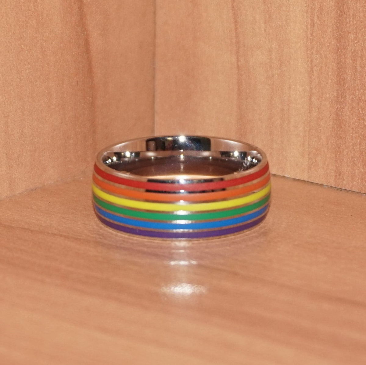 Ppride Ring Rainbow pride ring โ PridePoint