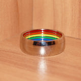 Pride Inside Rainbow pride ring