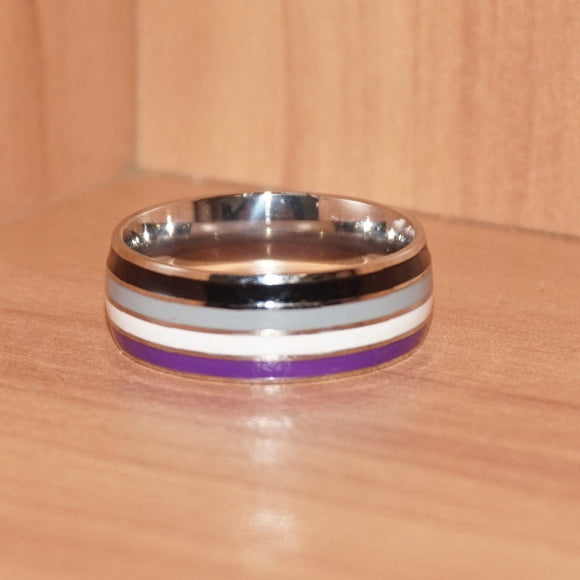 Asexual pride ring