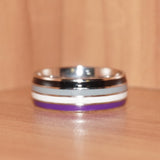 Asexual pride ring