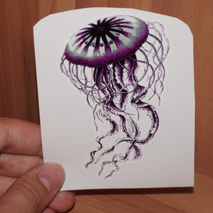 Asexual pride jellyfish - Vernen Ink