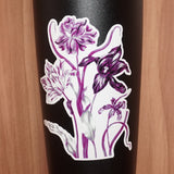 Asexual pride flowers - Vernen Ink