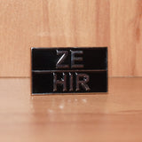 Ze/Hir pronoun pin - small
