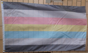 Demiflux pride flag 3' X 5'