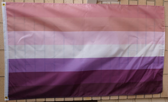 Nonbinary Lesbian v1 pride flag 3' X 5'