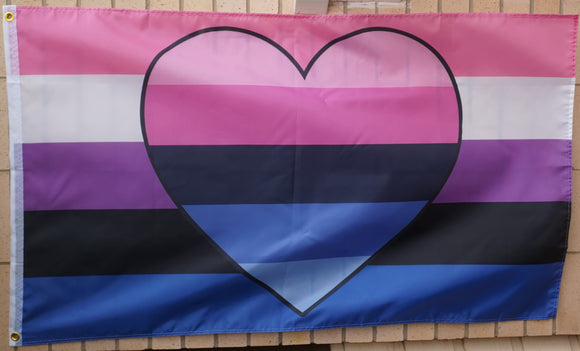 Genderfluid Omnisexual pride flag 3' X 5'
