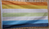 AroAce Agender pride flag 3' X 5'