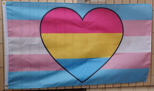 Transgender Pansexual pride flag 3' X 5'