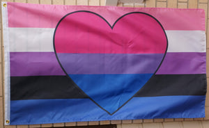 Backorder: Genderfluid Bisexual pride flag 3' X 5'