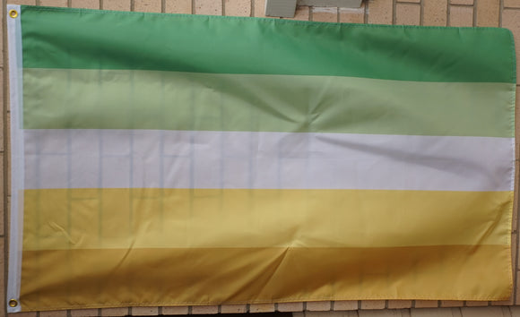 AlloAro Allosexual Aromantic pride flag 3' X 5'