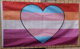 Transgender Lesbian pride flag 3' X 5'