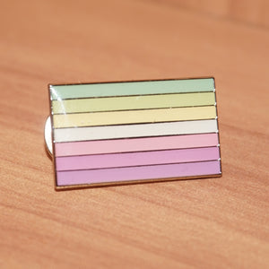 Genderfae pride small enamel pin