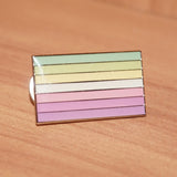 Genderfae pride small enamel pin
