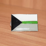 Demiromantic pride small enamel pin