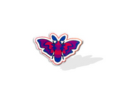 Bisexual pride butterfly pin