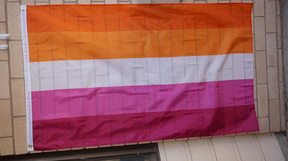 Sunset Lesbian pride flag 3' X 5'