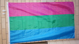 Polysexual pride flag 3' X 5'