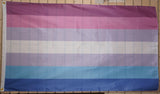 Bigender pride flag 3' X 5'