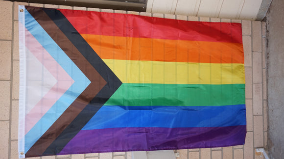 Progress pride flag 3' X 5'