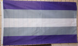 Greysexual Greyace pride flag 3' X 5'