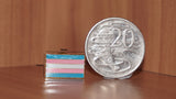 Trans pride small enamel pin