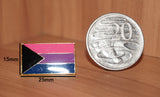 Bi Demi pride small enamel pin