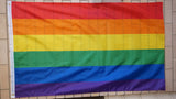 Rainbow pride flag 3' X 5'